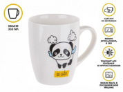 Кружка керамическая, 360 мл., MINI PANDA-2, PERFECTO LINEA (30-063332)