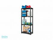 Стеллаж пластиковый 634 (600x300x1370 мм, 4 полки) (TAYG)