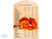 Доска разделочная, "Выпечка", 29х18,5 см, береза, MARMITON