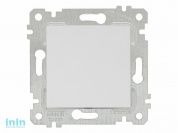 Выключатель 1-клав. (скрытый, без рамки, пруж. зажим) белый, RITA, MUTLUSAN (10 A, 250 V, IP 20)