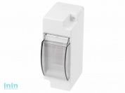 Бокс пласт. 2 модуля наружный с крышкой  IP30 ЮПИТЕР