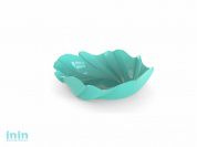 Фруктовница Taila (Тайла), бирюза, BEROSSI (Изделие из пластмассы. Размер 286 х 286 х 90 мм)