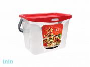 Емкость для шашлыка Leto 6 л, роза, BEROSSI (Изделие из пластмассы. Размер 287 х 200 х 200 мм)