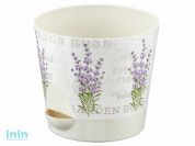 Кашпо НИКА ДЕКО 0,8л с прикорневым поливом (лаванда) (IDEA)