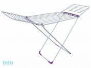 Сушилка для белья напольная, 18м, серия Gloria, бело-фиолетовая, PERFECTO LINEA (Сушильное полотно - 18 метров, размер 176х55х92. Максимальная нагрузк