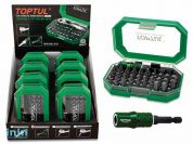 Набор бит 1/4" с магнитным держателем (8 сетов) TOPTUL (GACW3502S)