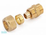 Ниппель 16(2.0)х1/2 нар. для трубы PEX General Fittings