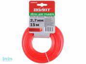 Леска ф 2.7 мм х 15 м квадратн. сеч. ВОЛАТ