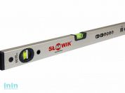 Уровень 600 мм 2 глаз. брусковый, серебро PN03 SLOWIK (быт.) (600 гр/м 0.50 мм/м)