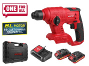 Аккум. перфоратор WORTEX CRH 1810 в чем. ALL1 XLT SET БЕСЩЕТ., 18 В, 1.2 Дж, 20 мм, 2х2 А*ч (18.0 В, БЕСЩЕТОЧНЫЙ, , 1.2 Дж, вес 1,14 кг)