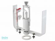 Выпускной комплект со стоп кнопкой, нижний 1/2, Alcaplast (Выпускной комплект со стоп кнопкой SA2000S 1/2")