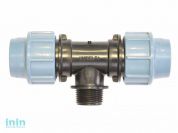 Тройник нар. 20х3/4" Unidelta (Фитинги: Обеспечивают отличную герметичность, при создании распределительных систем под давлением.)