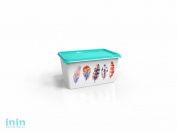 Емкость Serenity 6 л, бирюза, BEROSSI (Изд. из пластм. Размер 301 * 201 * 155 мм)