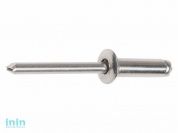 Заклепка вытяжная 4.8х10 мм нерж.сталь(А2), DIN 7337 (500 шт в карт. уп.) (STARFIX)