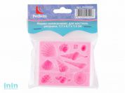 Форма силиконовая, для мастики, ракушки, 7.7 х 6.7 х 1.2 см, PERFECTO LINEA (Супер цена!)