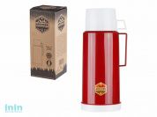 Термос, 1 л, красный, ARIZONE (в индивидуальной упаковке)