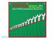 Набор ключей комбинир. 1/4" - 1-1/4" 16шт. TOPTUL (GBAA1604)