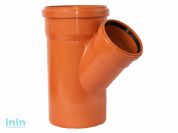 Тройник для наружной канализации 160/110х45 РосТурПласт (Тройник нар. 160х110х45)