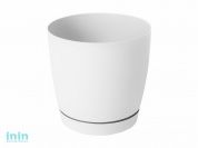 Горшок для цветов 3 л, Фрезия 2, белый, GARDENPLAST