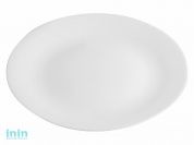 Тарелка обеденная стеклокерамическая, 267 мм, круглая, серия Ivory (Айвори), DIVA LA OPALA (Collection Ivory)