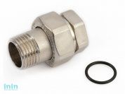 Американка прямая вн.-нар. 3/4" с уплотнительным кольцом, ник General Fittings