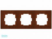 Рамка 3-ая горизонтальная орех, RITA, MUTLUSAN
