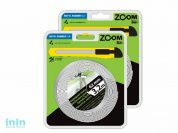 Лента бордюрная 19мм х 19мм х 3,2м ZOOM, белая