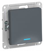 Выключатель 1-клавишный с подсветкой Schneider Electric Atlas Design ATN000713