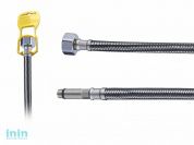 Подводка гибкая для воды иголка м10 короткая - гайка 1/2 120 см G.lauf