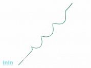 Подставка под цветы спиральная, 0,8 м, ОСТРОВ КОМФОРТА