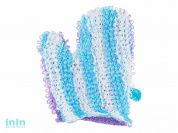 Мочалка банная MASSAGE-LINE "Варежка" (полипропиленовая с поролоном)