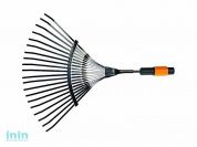 Грабли веерные мет. для листьев FISKARS QuikFit (135201) (22 гибких зуба из карбона  черенки QuikFit: 1000666, 1000664, 1000661)