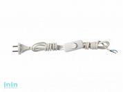 Выключатель на шнуре 0,75мм, 1,7м белый, Bylectrica (Выключатель установленный на шнуре армированном вилкой Гарантийный срок:24 месяца)