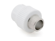 Ниппель ПП комб. нар. 32х 3/4" РосТурПласт