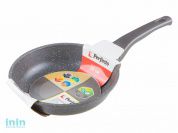 Сковорода литая, ф 22х5.5 см, алюм., антиприг. покр., для индукц. плит, серия Grey, PERFECTO LINEA