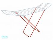 Сушилка для белья напольная, 16м, серия Maria, бело-красная, PERFECTO LINEA (Сушильное полотно - 16 метров, размер 167х46х84. Максимальная нагрузка бе