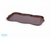 Поддон для обуви, шоколадный, BEROSSI (Изделие из пластмассы. Размер 759.4 х 384.6 х 33 мм)