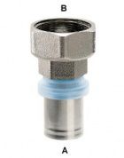 Муфта пресс с накидной гайкой ВР 26х3 - 1 RBM