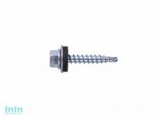 Саморез кровельный 5.5х32 мм цинк, шайба с прокл., PT3 (50 шт в пласт. конт.) STARFIX (по металлу)