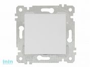 Выключатель 1-клав. двухполюсный (скрытый, без рамки, винт. зажим) белый, RITA, MUTLUSAN (10 A, 250 V, IP 20)