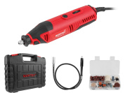 Гравер электрический WORTEX LX MG 3214-1 E в чем.+аксессуары 130 Вт,10000-35000 об/мин,цанги 3,0/3,2 (в чем. +100 аксесс., гибкий вал)