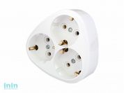 Разветвитель 3-местный (с/з, 16А, 250В) BYLECTRICA (Гарантийный срок:24 месяца)