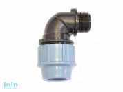 Колено нар. 25х1/2" Unidelta (Обеспечивают отличную герметичность, при создании распределительных систем под давлением.)