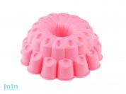 Форма для выпечки, силиконовая, кекс фантазия, 24 х 9 см, розовая, PERFECTO LINEA