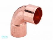 Колено 22х90, медь, под пайку Viega