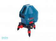 Нивелир лазерный линейный BOSCH GLL 3-15 X в кор. (проекция: 3 луча, угол 90°, до 15 м, +/- 3.00 мм/м, резьба 5/8")