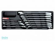 Набор-сет ключей комбинир. с перекл. трещ. 8-19мм 12шт. 136х364мм TOPTUL (GAAT1205)