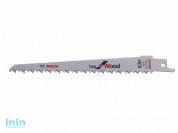 Пилка сабельная по дереву S 644 D (2 шт.) BOSCH (пропил криволинейный, без сколов)