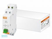 Выключатель кнопочный c фиксацией и индикацией ВК-47M 1НО,1НЗ зеленый TDM