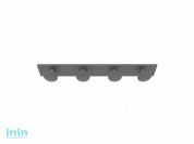 Вешалка Slip Big (Слип Биг), мокрый асфальт, BEROSSI (Изделие из пластмассы. Размер: 501х60х71 мм)